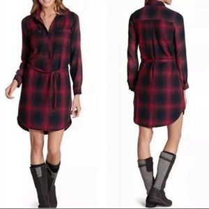 Eddie Bauer “Hadley” 2 Ply Flannel Shirt Dress Sz. 6